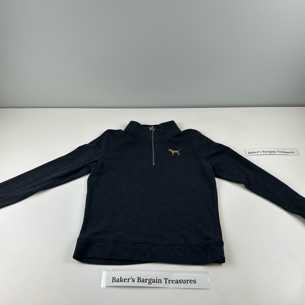 Women’s Black Half-Zip Sweater